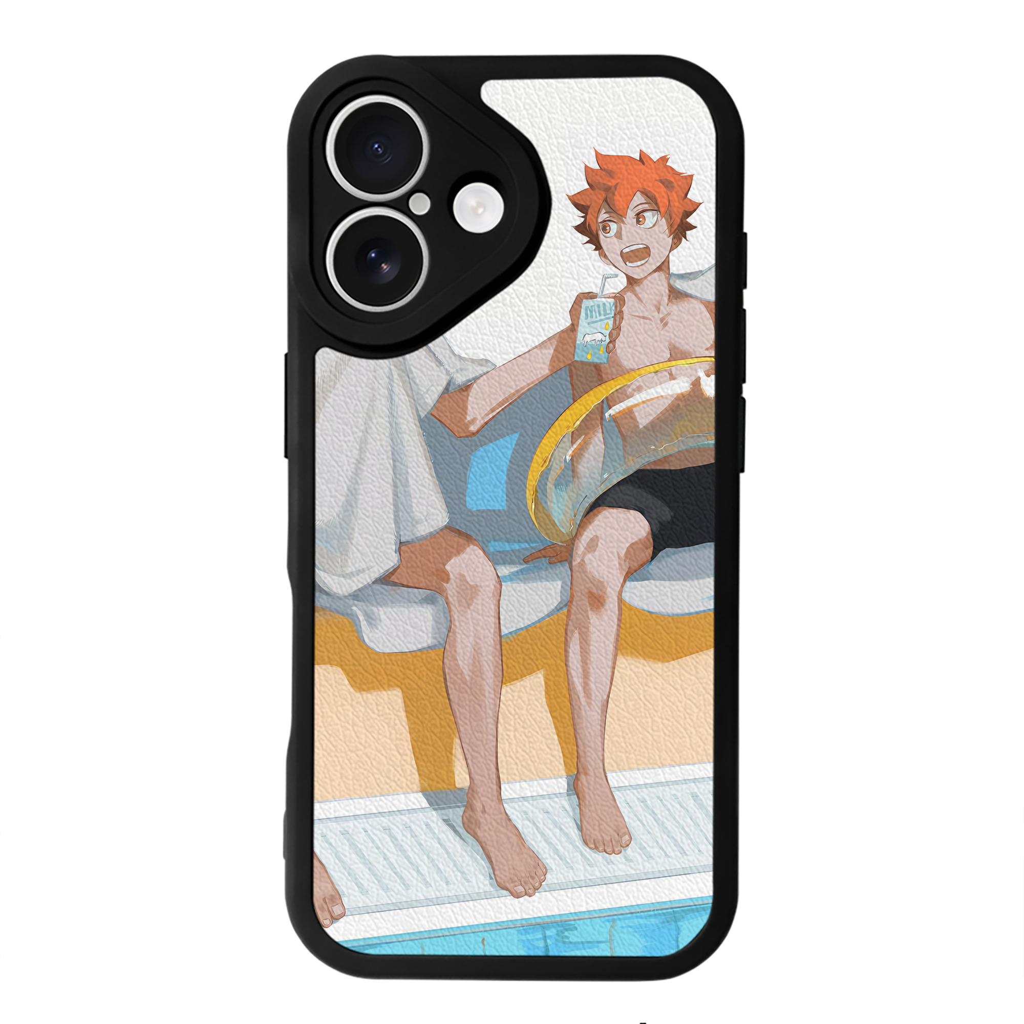 （画像用） ハイキュー!! Haikyu!! 【iPhone 16シリーズ対応】シリコンスマホケース（レザー調） 材質：シリコン